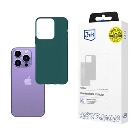 Viedtālruņa apvalks iPhone 14 Pro Max no 3mk Matt Case sērijas - tumši zaļa
