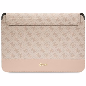 Guess 4G Stripe Metal Logo apvalks 14" klēpjdatoram - rozā