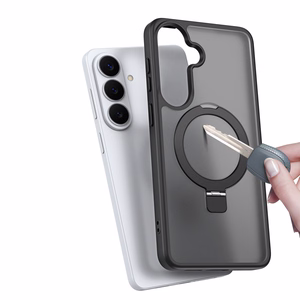 Чехол Dux Ducis Yind с подставкой MagSafe для Samsung Galaxy S26 Plus чёрный