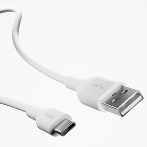 Puro PROLITE 10W 2x USB-A sienas lādētājs + USB-A - USB-C kabelis 1.2m - balts