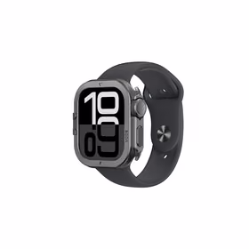 AmazingThing Titan Pro Metal Maciņš Apple Watch 11 46mm Aluminum - Melns