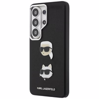 Karl Lagerfeld maciņš Saffiano Double Heads Metal Samsung Galaxy S26 Ultra melns