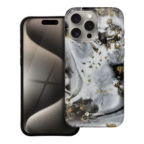 FORCELL F-PROTECT Mirage, militāri pārbaudīts apvalks ar MagSafe, saderīgs ar IPHONE 15 PRO MAX sudraba migla