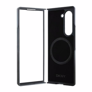 DKNY Atkārtota raksta apakšējās svītras apvalks Samsung Galaxy Z Fold 6 - brūns