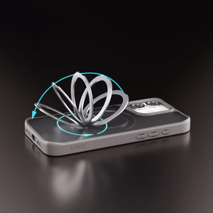 Etteri Matēts Mag Ring maciņš for iPhone 16 Plus 6,7" pelēks