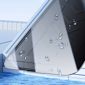 Benks Temperētā stikla Ultra Shield Privacy FK66 iPhone 16 Pro Max melns (plāns malas)