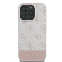 Guess 4G apakšējā josla viedtālruņa apvalks iPhone 16 Pro Max (m) - rozā