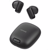 USAMS Austiņas Bluetooth 5.3 TWS ID Series bezvadu melns BHUID01 (ID25)