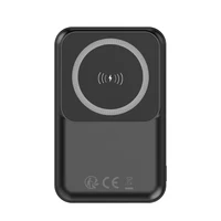 Forever bezvadu barošanas banka MATB-100 PD QC 22,5W 10000 mAh magnētiska melna