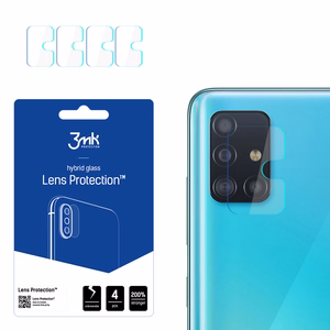 3MK Hibrīda stikls kameras Hibrīda stikls SAMSUNG GALAXY A51 5G priekš 4 gab. kamerai