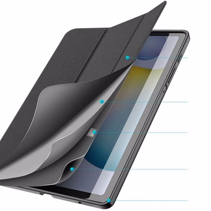 DUX DUCIS apvalks DOMO salokāms ar zīmuļa turētāju SAMSUNG Tab S6 Lite (P610/P613/P615/P619) melns