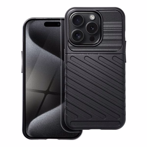 THUNDER viedtālruņa apvalks IPHONE 15 Pro melns