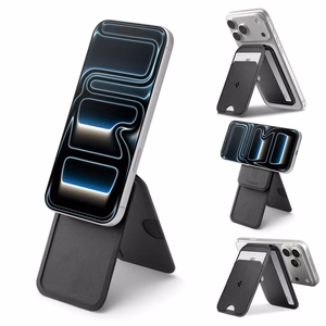 SPIGEN S314-2 SLIM FOLD TRIPOD MAGSAFE UNIVERSAL MAGNĒTISKS KARŠU TURĒTĀJS melns