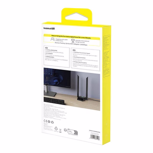 WiFi adapteris Baseus FastJoy 1800Mbps (melns)