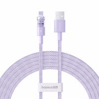 Baseus Gem USB to IP 2.4A fast charging cable 2 m violets