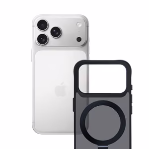 3mk Smoke Case Mag&Stand for iPhone 17 Pro - Black