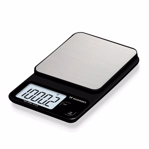 Wozinsky WAK-2252 kitchen scale with large LCD display, up to 5 kg – black