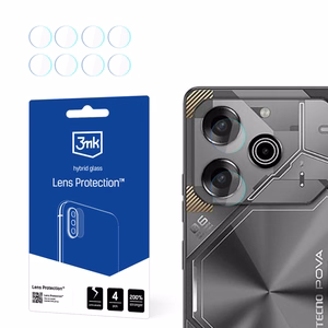 3mk Lens Protection™ hibrīda kameras stikls Tecno Pova 6 Neo