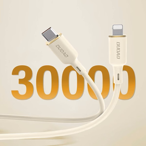 Dudao L7SCL USB-C - Lightning kabelis 30W 2m - bēšs