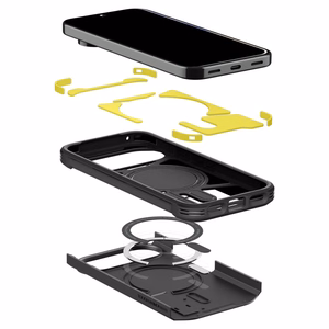 Spigen Tough Armor Mag MagSafe maciņš, paredzēts Google Pixel 11 Pro XL, melns