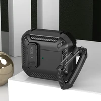 Tech-Protect X-Carbo apvalks AirPods Pro 1 / 2 - melns