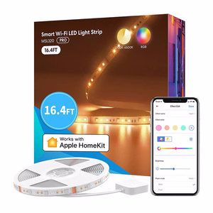 Viedā WiFI LED lenta ar RGBWW Meross MSL320 (5 metri) HomeKit