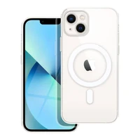 Skaidrs MAG COVER viedtālruņa apvalks ar kameru aizsardzību, saderīgs ar MagSafe iPhone 13 (caurspīdīgs)