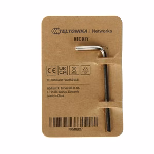 Teltonika sešskaldņu atslēga 19 x 53 x 2.5 mm, Niķelis, leņķisks, sudrabs PR5MEC17