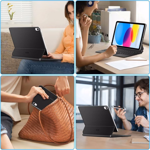 Tech-Protect Smartcase Magnētiskais ar tastatūru iPad 10.9” 2022 / iPad 11” 2025 - Melns