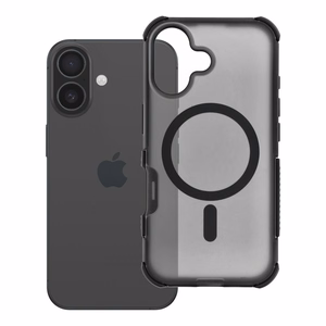 Case for iPhone 16 Forcell F-Protect BumperX Premium compatible with MagSafe black