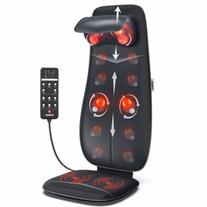 RENPHO Neck & Back Massage Cushion S Black kakla un muguras masāžas spilvens