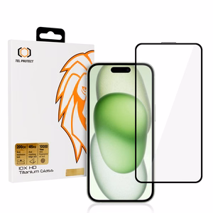 Rūdītais stikls Tel Protect 10X HD titāna Iphone 15