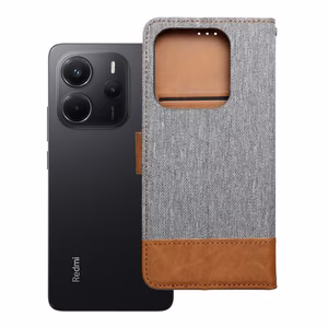 JEANS Book viedtālruņa apvalks Xiaomi Redmi Note 14 5G pelēks