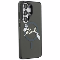 Karl Lagerfeld IML KC Script MagSafe Maciņš for Samsung Galaxy S26 Ultra - melns