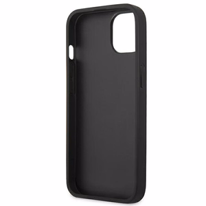 BMW BMHCP14MSLLBK iPhone 14 Plus 6.7 - melns ādas uzspiedums