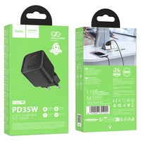 Lādētājs Hoco N66 35W GaN USB-C melns