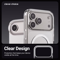 Crong Clear MAG Cover - MagSafe iPhone 17 Pro maciņš (Clear)