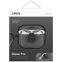 Uniq Glase Pro apvalks AirPods Pro 2 - melns