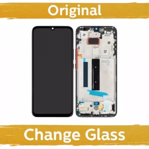 LCD Displejs Saderīgs ar Xiaomi Mi 10T Lite 5G ar Frame / Pearl Pelēks / (Renewed: China)