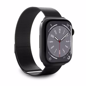 Puro „MILANESE“ siksniņa Apple Watch 42 / 44 / 45 / 49 mm – melnā krāsā