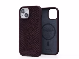 Njord "Salmon Leather MagSafe" maciņš Apple iPhone 15 Plus, rūsas