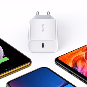 Ugreen USB lādētājs Power Delivery 3.0 Quick Charge 4.0+ 20W 3A balts (60450)