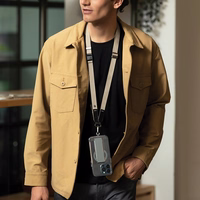 UNIQ Vista universal telefona siksniņa 2in1 zaļš/dark khaki