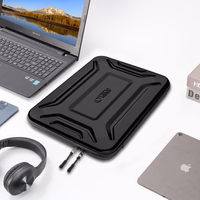 Tech-Protect Kevlar Pro portatīvā datora apvalks 15–16" - melns