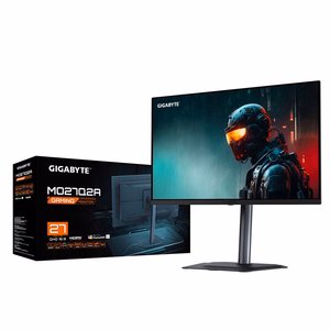 GIGABYTE MO27Q2A 27" OLED 2K QHD spēļu monitors - 2560 x 1440, 280Hz, 0.03ms, 250 cd/m², FreeSync Premium Pro, DisplayHDR True Black 400, HDMI 2.1, Displayport 1.4