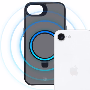 3mk Smoke Viedtālruņa apvalks Mag&Stand Apple iPhone 16E - melns