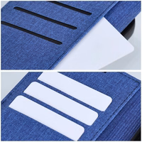 GOMMA grāmatas tipa viedtālruņa apvalks SAMSUNG S25 Edge zils