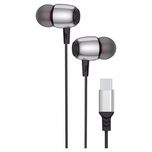 Wire earbuds USB C (DAC) Blue Star M09C 1,2 m black