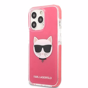 KARL LAGERFELD KLHCP13XTPECPI IPHONE 13 PRO MAX 6.7 "MACIŅŠ FUCHSIA/FUSCHIA CHOUPETTE HEAD