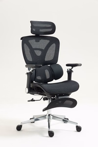 Activejet ergonomiskais biroja krēsls YK848, melns